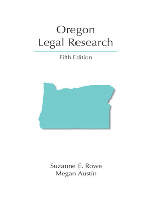 cover image of Oregon Legal Research